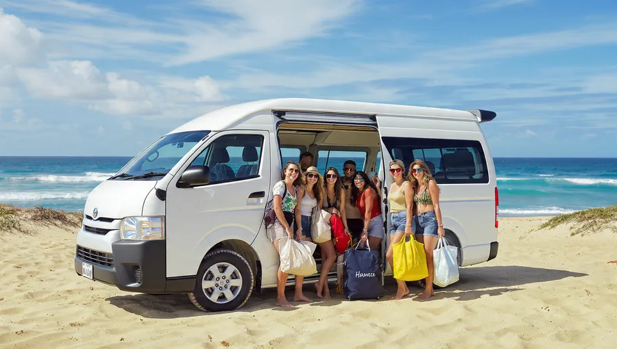 Large maxi taxi for group transfers in Bondi Sydney